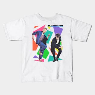 Retro 80s Synth Pop Blancmange Tribute Kids T-Shirt